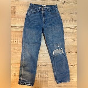 Abercrombie 90’s straight ultra high rise jeans